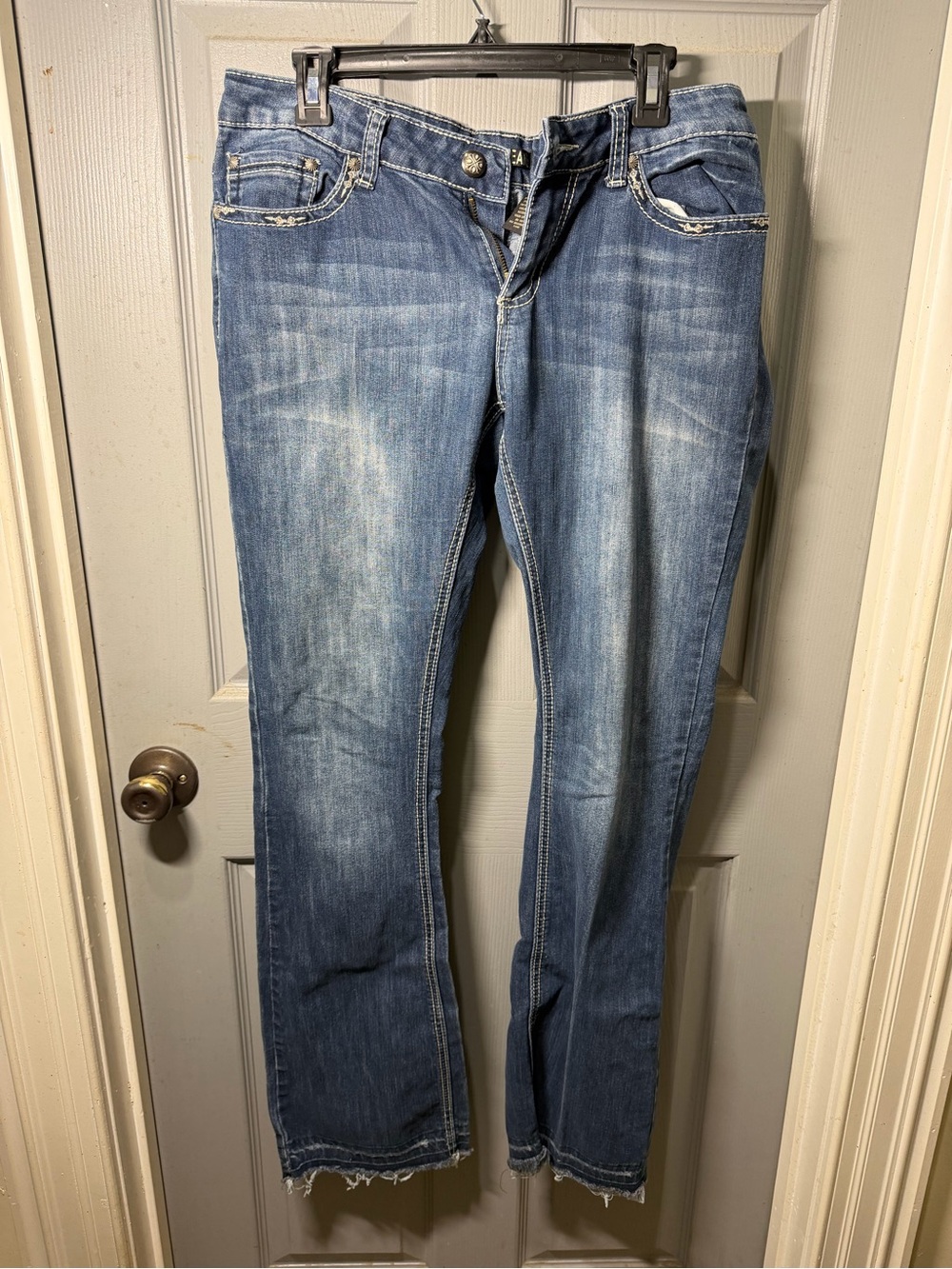 ZCO Faded Blue Women's Straight-Leg Jeans